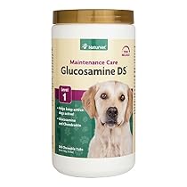 NaturVet Glucosamine DS Level 1 Maintenance Joint Care for Dogs, 240 ct Time Release, ChewableTablets, Made in USA
