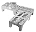 Cambro DRS600131 S-Series Dunnage Rack slotted top 3000 lb. load 21"W x 60"L x 1
