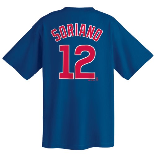 Alfonso Soriano Chicago Cubs Youth Name and Number Tee (Large)