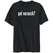 T-Shirt Mens Black " Got Norwich? " Usa Cities
