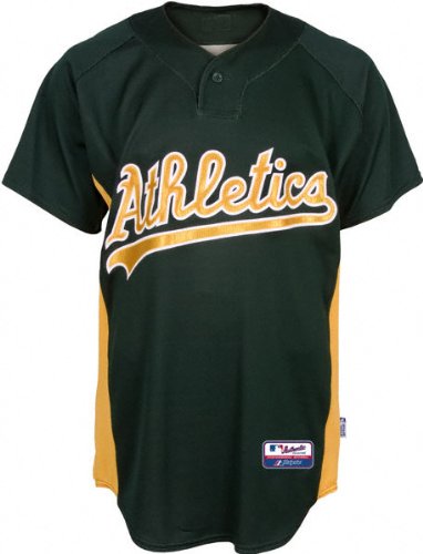 Oakland Athletics Authentic Batting Practice Jersey - Dark Green Extra Large