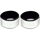 Large Reflective Surface Area Neoprene Ankle Bands (Pair) - Reflective Material: 1.8 inches in width and 360&deg; - Comfortable, Stretchable and Lightweight - For Biking, Running, Walking