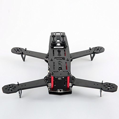 FTBO ZMR 250 QAV250 V2 Version 3k Carbon Fiber 250mm FPV Mini Racing Quadcopter Frame with 5V 12V BEC PDB Upgrade with 4mm Arms and 2mm Center Board