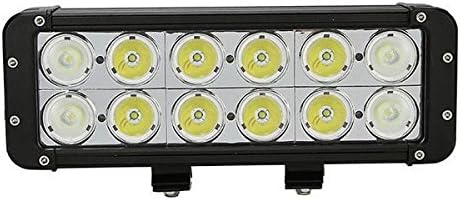 11" 120W CREE LED Light Bar Offroad Work 12Pcs 10W Cree Spot Flood Combo Beam Boat Yacht Tractor Trailer Equipment AWD ATV Pickup 4WD 4x4 Military Auto Driving Lamp Auxiliary Roof Refit