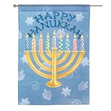 Happy Hanukkah Polyester Flag