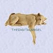 Linda the lazy lioness lion statue home yard sculpture (The Digital Angel)