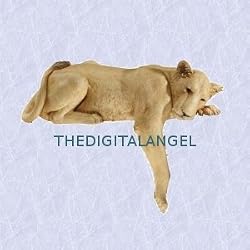Linda the lazy lioness lion statue home yard sculpture (The Digital Angel)