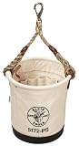 Klein Tools 5172PS Heavy-Duty Tapered-Wall Bucket with 15 Inside Pockets
