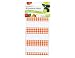 Kitchen Craft Self Adhesive Jam Jar Labels, Gingham Pattern, Pack of 30