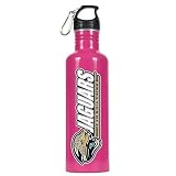 Jacksonville Jaguars NFL 26oz Pink Stainless Steel Water Bottle Pink Stainless Steel Water Bottle