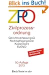 Zivilprozessordnung ZPO