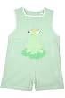 ZU Petit Ami Newborn Boys Frog Gingham Romper ZU Petit Ami Newborn Boys Frog Gingham Romper