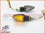 Black GT Motorcycle LED Turn Signals Tail Tidy To Fit Aprilia Dorsoduro 750 1200 / SXV 550 450 Ducati Monster 620 695 696 796 800 900 1000 / Honda CBR 600 900 929 954 1000 RR / Honda CBR600F CBR600F2/F3/F4/F4I /KAWASAKI 250R EX500 650R Z1000 /KAWASAKI ZX6R ZX7R ZX9R ZX10R ZX12R ZX14R / SUZUKI GSXR 600 750 1000 1300 /SUZUKI KATANA 600 750 / SV1000 SV650 /YAMAHA YZF-R1 YZF-R6 /YAMAHA FZ1 FZ6 FAZER / FZR1000 600