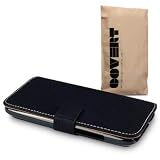 HTC One X Low Profile "Covert" Gebrandmarkt PU Ledertasche / Cover / Tasche / Holster - Schwarzvon "CELLAPOD"