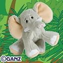 WEBKINZ VELVETY  ELEPHANT WITH FEATURE CODE