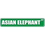  ASIAN ELEPHANT ST  STREET SIGN