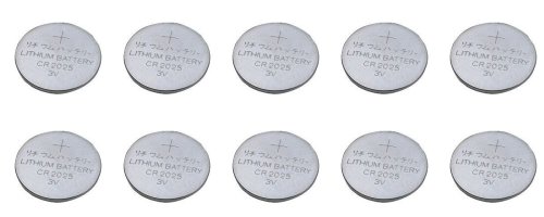 Childrens Toyshop  Electronics : 10 X CR2025 3v Lithium Coincell batteries