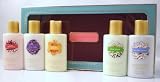 Victoria's Secret Garden Body Lotions Set Includes Love Spell, Amber Romance, Pure Seduction, Pear Glace and Secret Charm - 5 Pcs Gift Box