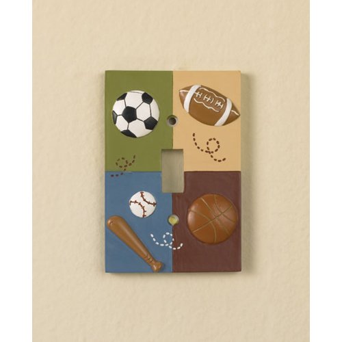 CoCaLo Switch Plate, Sports Fan