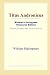 Book Titus Andronicus (Webster's Portuguese Thesaurus Edition)