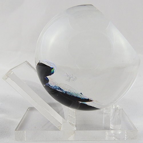 Glass Eye Studio Acrylic Clear Tilt Paperweight Display Stand Office
