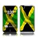Jamaican Flag Design Apple iPod Touch 2G (2nd Gen) / 3G (3rd Gen) Protector Skin Decal Sticker