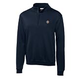 NCAA Men's Illinois Fighting Illini Navy Blue Journey Supima Flatback Half Zip