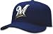 Milwaukee Brewers Navy Game Authentic On-Field Fitted Hat