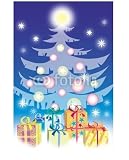 Wallmonkeys Peel and Stick Wall Decals - Christmas Gifts - 18"H x 14"W Removable Graphic