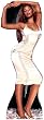 Beyonce (Gold Dress) Life-Size Standup Poster