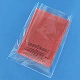 2 Mil Open End Suffocation Warning Bags 8 x 10"