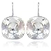 Ohrringe mit SWAROVSKI ELEMENTS Crystal Farbe Crystal - Silber