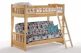 Spice Futon Bunk Natural Spice Youth & Young Adult Collection Natural