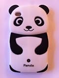 teKKno Cute Panda Silicone Skin Cover And Screen Protector for Apple iPod Touch 4 4G 4TH GEN / White & Black