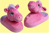 Kids Pop Up Pals Slippers FLUFFY Pink Pony Slippers X-Small = Size 9/10 best for 2,3 yr olds