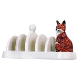 Quail Ceramics - Fox Figure Toast Rack