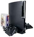 PS3 Slim Controller Charging Stand with Disk Game Disk Holder