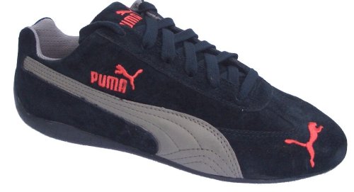 PUMA SPEED CAT SD SCHWARZ-GRAU-ROT SCHUHE