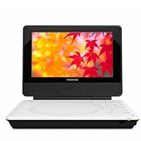 Toshiba SDP95S Portable DVD Player - 9 Inches Display - Black, White