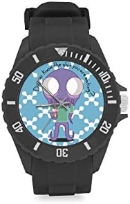 Special Design Cool Scary Kraken Octopus Custom Kids' Round Rubber Sport Watch