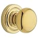 Baldwin 5405.030.PASS Classic Knob Passage Set, Polished Brass