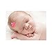 TruStay Clip - Organza baby hair bows - Best No Slip Barrette for Fine Hair (Pack 6: hot pink/pink/purple)