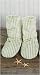 Royal Palm Coconut Lime Spa Bootie - Green Stripes