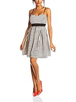 La Petite Parisienne Vestido Tulipe Negro / Blanco Única