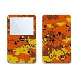Digital Orange Camo Design iPod classic 80GB/ 120GB Protector Skin Decal Sticker