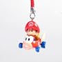 Mario Kart Wii Baby Mario Kart Keychain - Baby Mario in a Fish Kart