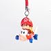 Mario Kart Wii Baby Mario Kart Keychain - Baby Mario in a Fish Kart