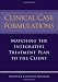 Clinical Case Formulations: Matching the Integrative Treatment Plan to the Client