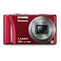 Panasonic Lumix DMC-ZS10 14.1 MP Digital Camera with 16x Wide Angle Optical Image Stabilized Zoom and Built-In GPS Function (Red)