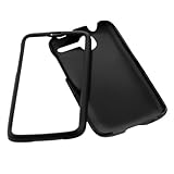 GTMax Black Rubberized Hard Cover Case for US Cellular HTC Desire
